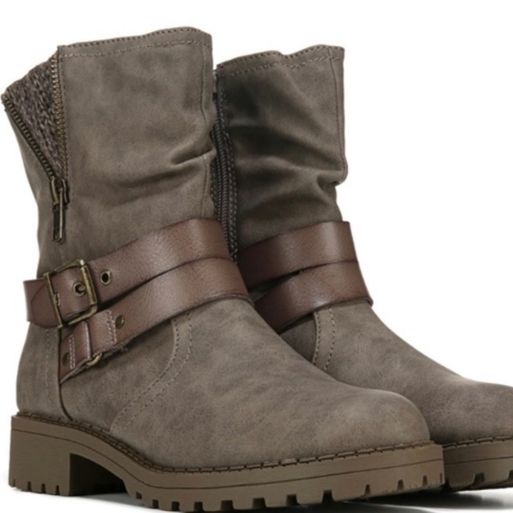 Jellypop spring taupe booties 7.5